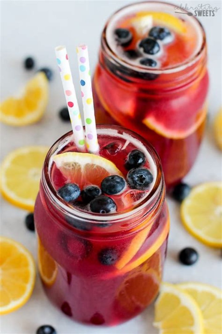 Blueberry Lemonade - Celebrating Sweets