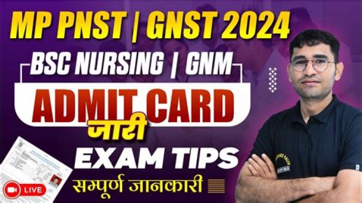 MP GNTST PNST 2022 - 2023 Admit Card Download , Application Form | Apply Online For GNTST PNST Entrance Exam