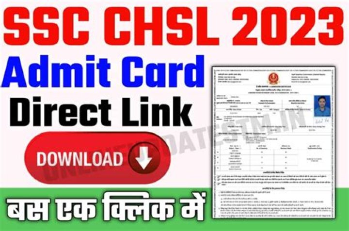 SSC CHSL Admit Card 2023 : टियर 2 परीक्षा का एप्लीकेशन स्टेटस / एडमिट कार्ड करे डाउनलोड