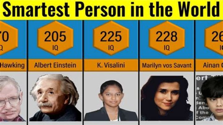Top 10 Most Intelligent Peoples with Highest IQ in the World